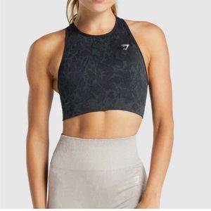 Gymshark Adapt Animal Butterly Sports Bra Black Size Large